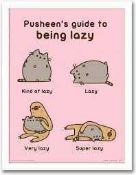RRP £200 Brand New Pusheen Guide To Being Lazy Framed Pictures