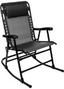 RRP £140 Brand New Amazon Basics Folding Rocking Chair