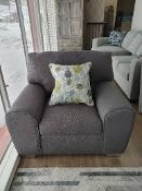 RRP £450 Ex Display Brown Large Armchair