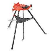 RRP £960 Brand New Boxed Ridgid 460-12 Portable Tristand Chain Vice