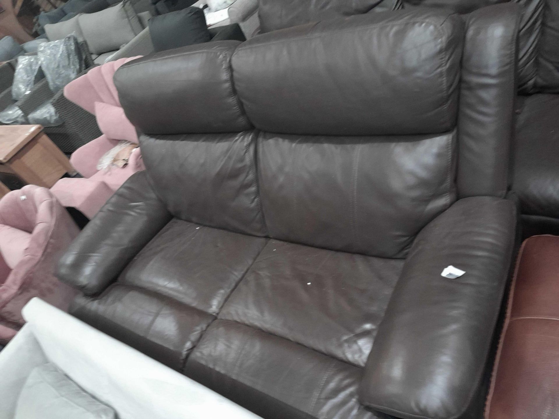 RRP £600 2 Seater Recliner Sofa, Brown(Cr2) - Image 2 of 2