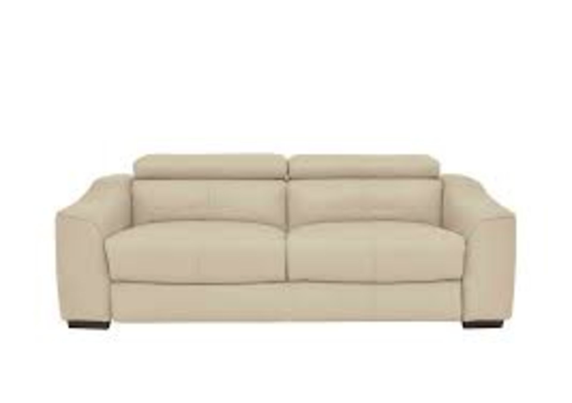 RRP £1800 Ex Display 3 Seater Recliner Sofa, Cream