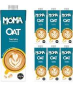 RRP £200 Brand New X15 Boxes Of Mama Oat Milk Barista 6X1 Litre Per Box, Best Before 15/8/2023