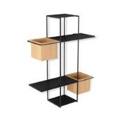 RRP £180 Boxed & Unboxed X8 Items Including X2 Umbra Cubist Shelf Display(Cr1)