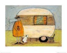 RRP £150 Brand New X3 Assorted Canvases Including Sam Toft Home From Home