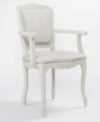 RRP £570 Boxed Whitter Upholstered Dining Chair(Cr1)