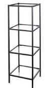 RRP £120 Brand New Kelly Hoppen 4 Tier Shelving Unit