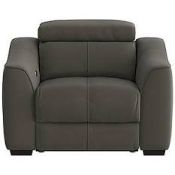 RRP £1800 Ex Display Leather Extra Deep 3 Seater Recliner