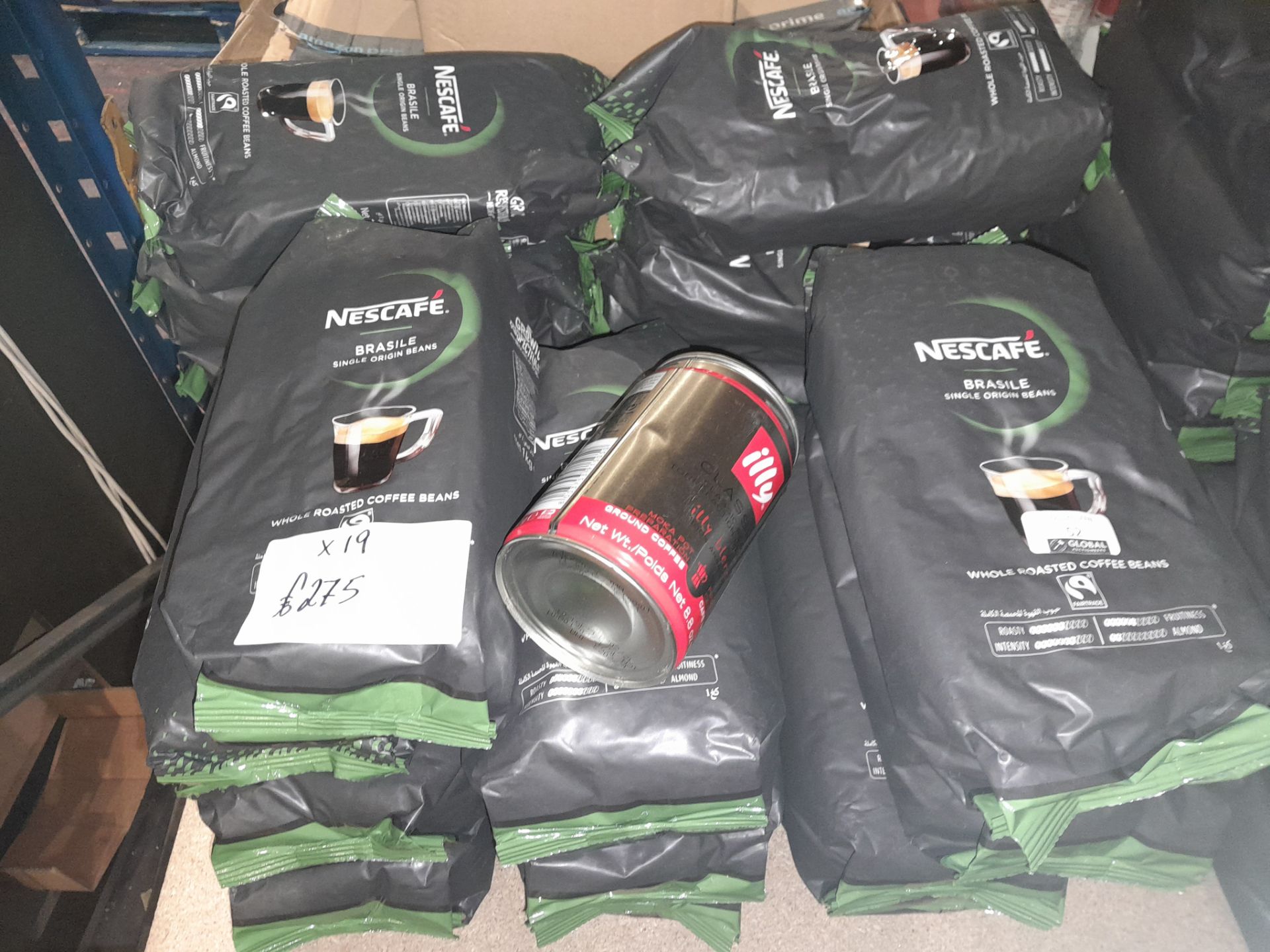 RRP £275 Brand New X19 Nescafe Basile Single Origin Beans Whole Roasted Coffee Beans 1Kg Bbe 05/11/2 - Image 2 of 2