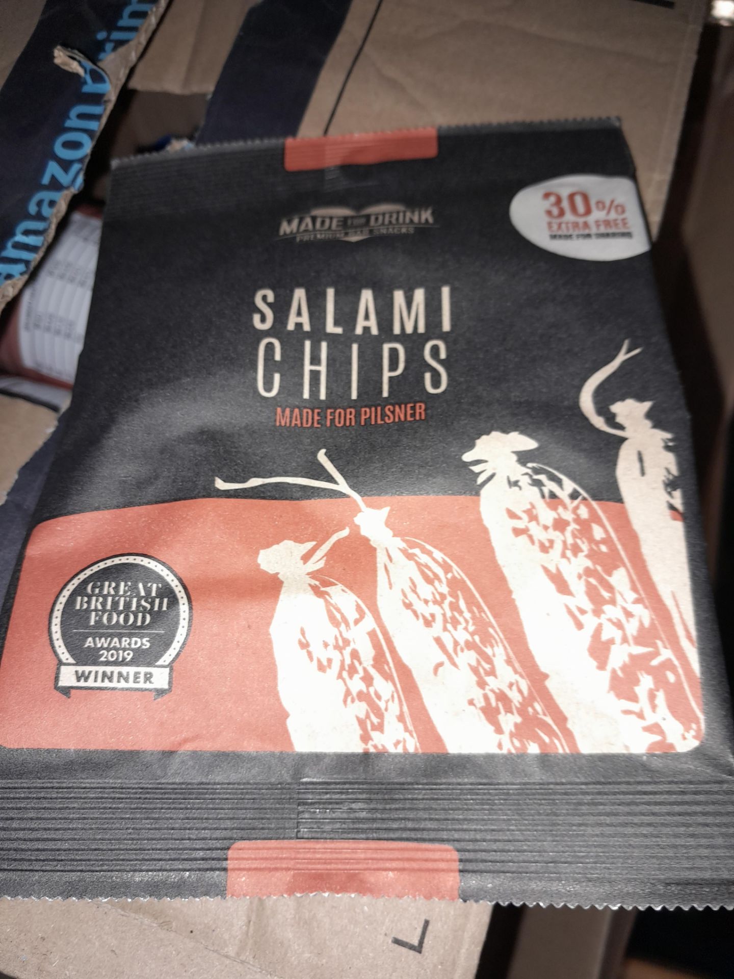 RRP £149 Made For Drink Salami Chips Best Before 31/05/2023 - Image 2 of 2