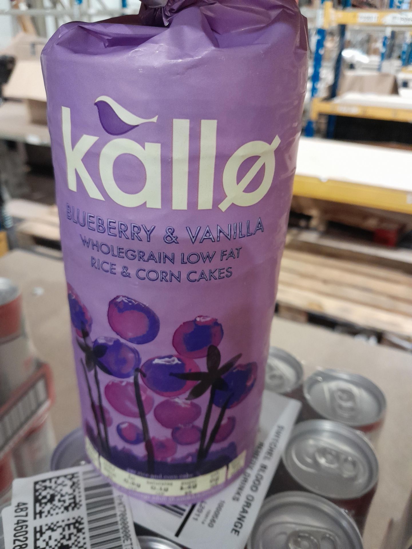 RRP £120 Kallo Blueberry & Vanilla Rice & Corn Cakes, Best Before 31/08/23 - Image 2 of 2