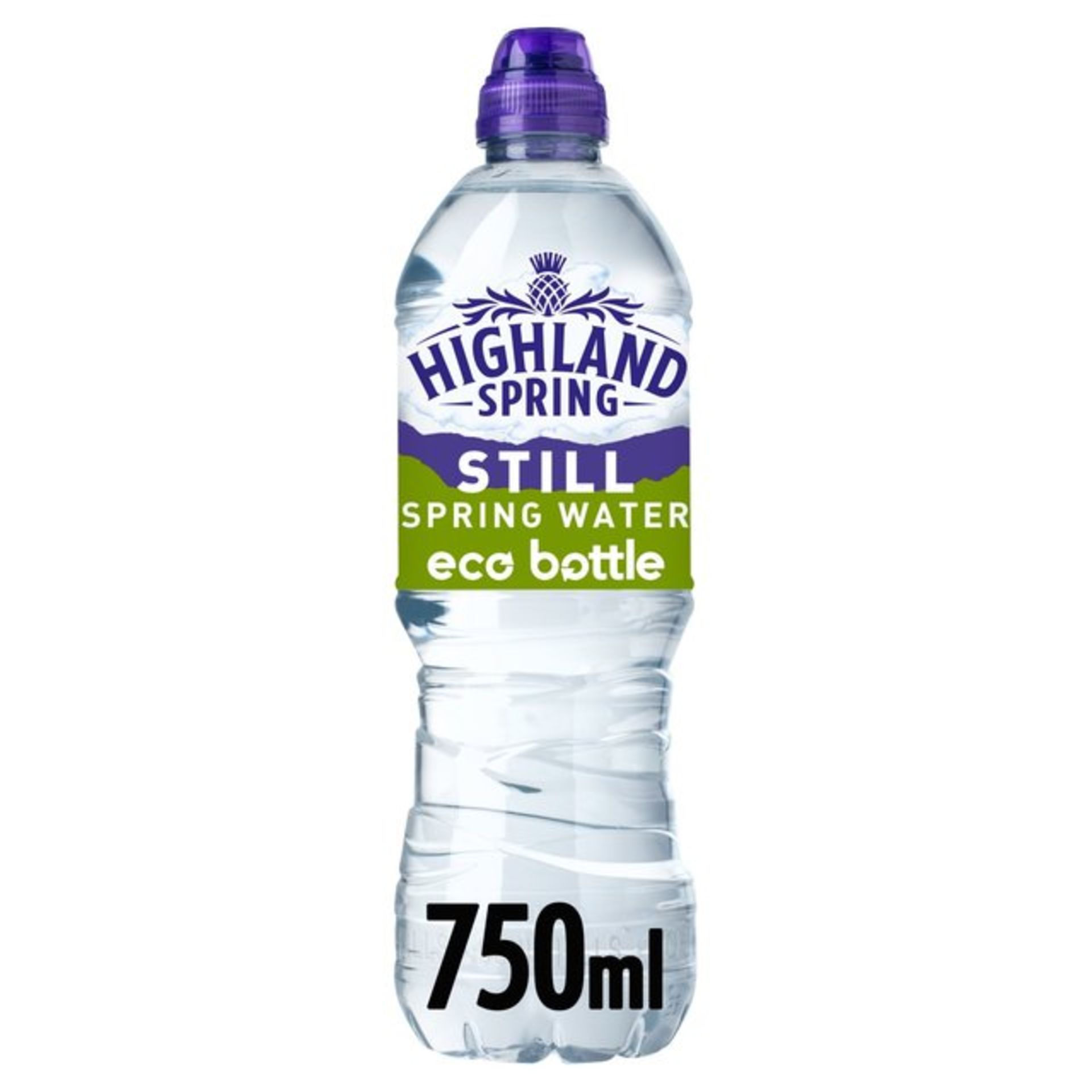 RRP £150 Highland Spring Eco Bottle Sportscap Best Before 01/24