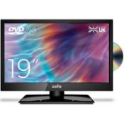 RRP £180 Boxed Cello 19"" Hd Tv (Cr1)