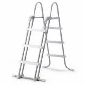 RRP £100 Boxed Intex Krystal Clear Ladder With Removable Steps, 52"(Cr1)