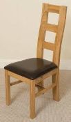 RRP £140 Boxed Bowerbank Ladder Back Dining Chair(Cr1)