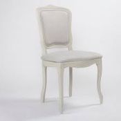 RRP £570 Boxed Whitter Upholstered Dining Chair(Cr1