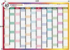 RRP £300 Caged Pallet To Contain Assorted Items Including- 2023 Wall Calendar Planners