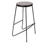 RRP £850 Caged Pallet To Contain Assorted Items Including- Part Lots Black Bar Stool