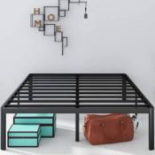 RRP £160 Brand New Boxed Zinus Metal Platform Bed 31Cm