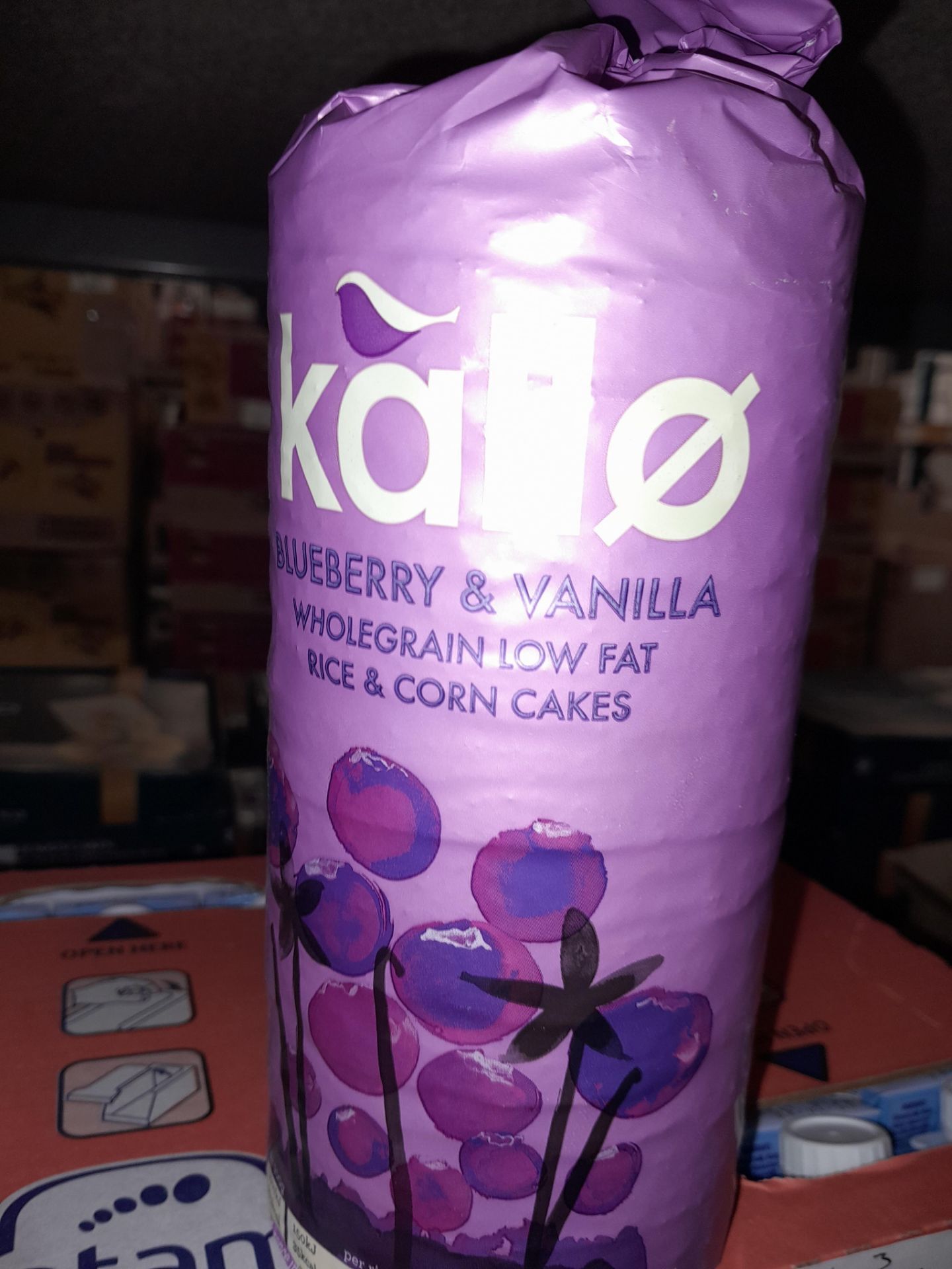 RRP £120 X40 Kallo Bluberry And Vanilla Wholegrain Low Fat Rice And Corn Cakes Gluten Free 131G (Bb - Image 2 of 2
