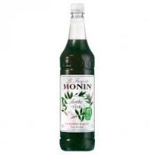 RRP £400 X50 Box Of Monin Syrups Including Green Mint Syrup 1L, Bb 09/23