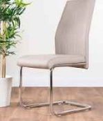 RRP £140 Boxed Lorenzo Dining Chair(Cr1)