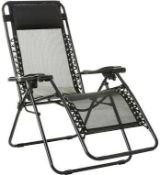 RRP £140 Brand New X2 Amazon Basics Zero Gravity Chairs