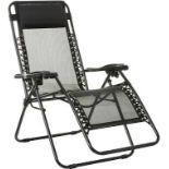 RRP £140 Brand New X2 Amazon Basics Zero Gravity Chairs