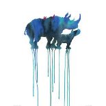 RRP £200 Brand New Assorted Canvas Including- Oliver Flores Rhinos X4