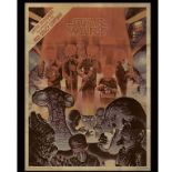 RRP £200 Brand New Assorted Framed Prints Including Star Wars Mos Eisley Cantina