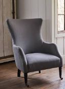 RRP £500 Ex Display Wingback Armchair In Grey