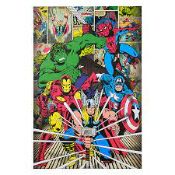 RRP £160 Brand New X2 Canvases Inuding Marvel Comics Comic Covers Canvas