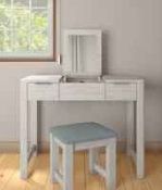 RRP £120 Unboxed Cora Dressing Stool(Cr1)