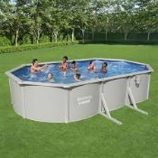 RRP £2400 Brand New Bestway Hydrium Steel Wall Pool Kit, 6.10M X 3.60M X 1.20M