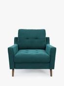 RRP £300 Ex Display Velvet Fabric Armchair