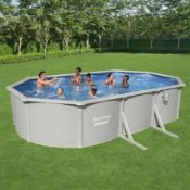 RRP £2400 Brand New Bestway Hydrium Steel Wall Pool Kit, 6.10M X 3.60M X 1.20M