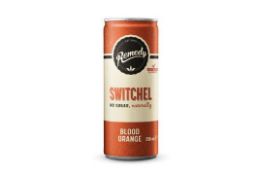 RRP £200 X6 Cases Remedy Kombucha Switchel Blood Orange 250Ml (Case Of 12), Exp 07/23