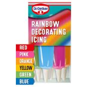 RRP £335 X31 Boxes Rainbow Decorating Icing 114Gx6, Bb 09/23