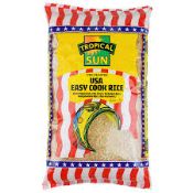 RRP £160 X8 Bags Tropical Sun Usa Easy Cook Rice 10Kg, Bb 10/23