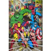 RRP £100 Brand New Marvel Comics Canvas