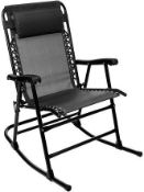 RRP £140 Brand New X2 Amazon Basics Foldable Rocking Chair