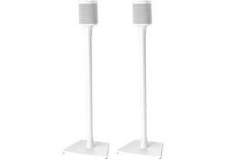 RRP £200 Boxed Sonos Nova Floor Stand Pair In White(Cr1)