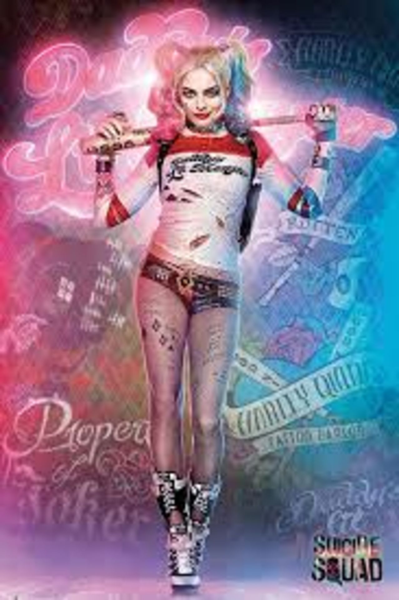 RRP £200 Brand New Assorted Posters Including Suicide Squad Haryley Quinn