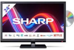 RRP £140 Ex Display Sharp LED Tv 24EE4UD 4K