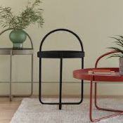 RRP £100 Boxed Melbury Side Table In Black(Cr1)