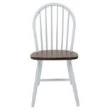 RRP £170 Boxed Avalos Slat Back Side Chair (Cr1)