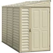 RRP £540 Boxed Duramax Vinyl Storage Shed (Cr1)