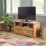 RRP £350 Ex Display Wooden Tv Cabinet With Drawers