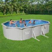 RRP £2400 Brand New Bestway Hydrium 20' X 12' X 6.10M X 3.60M X 1.20M Oval Pool Set