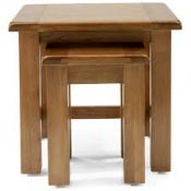 RRP £190 Bretagne Wood Side Table(Cr1)